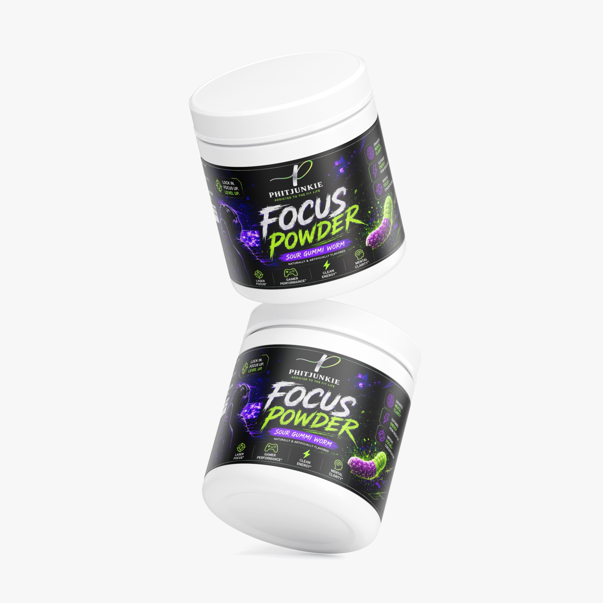 Focus Powder (Sour Gummi Worm) 