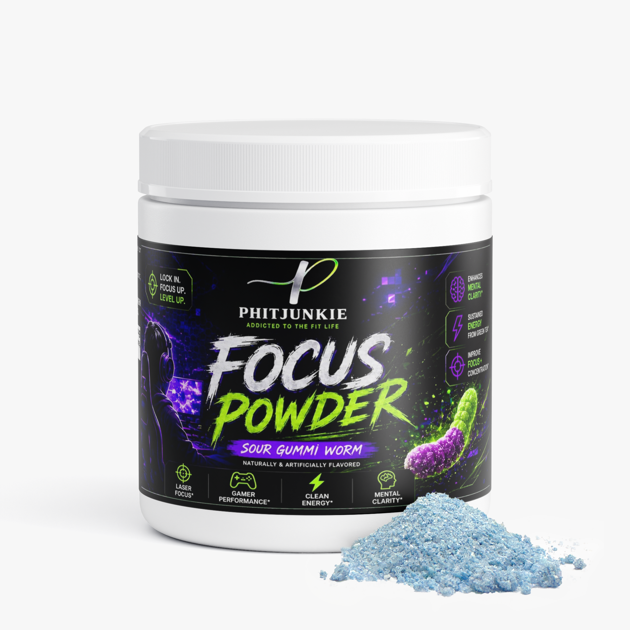 Focus Powder (Sour Gummi Worm) 