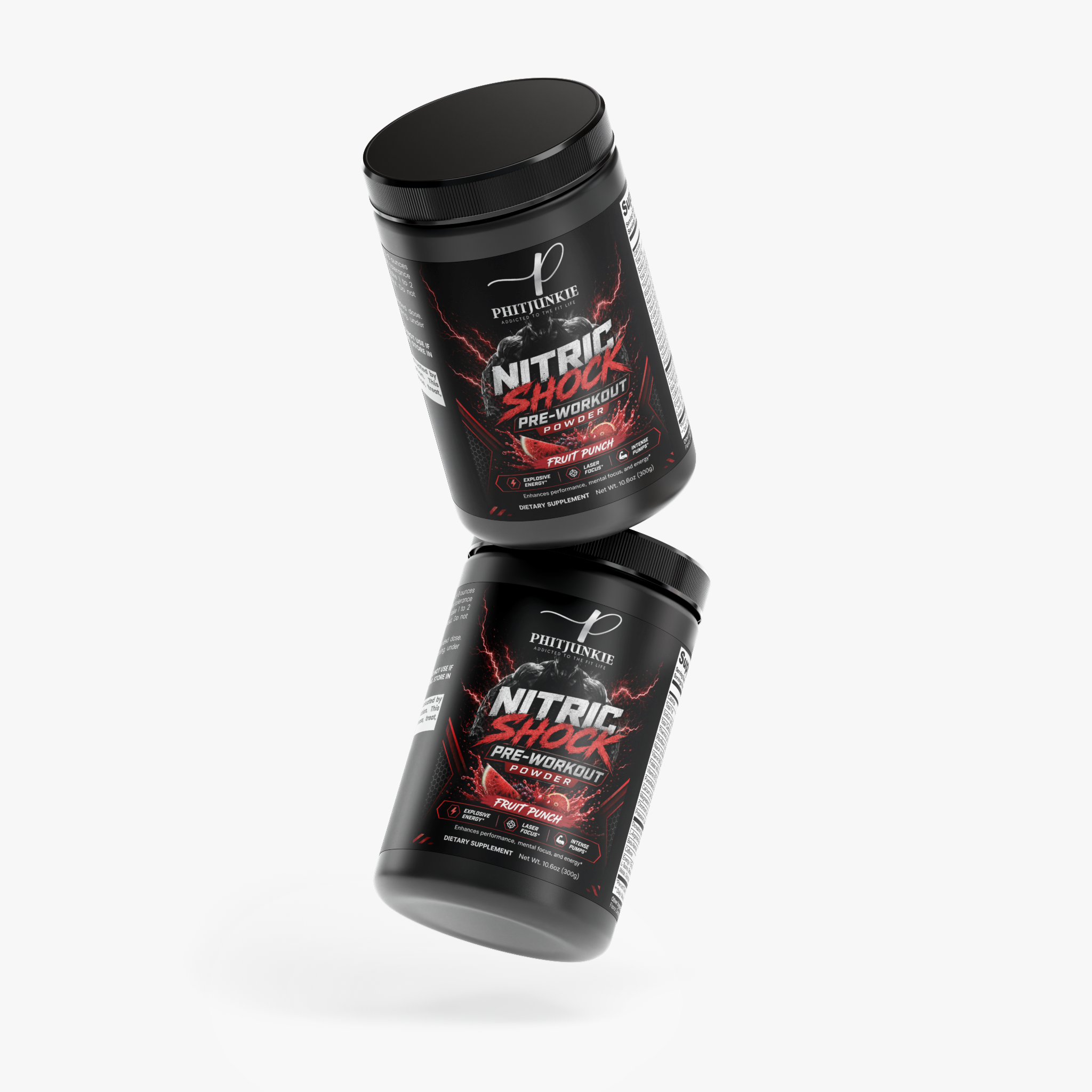 Nitric Shock Pre-Workout Powder (Fruit Punch) 