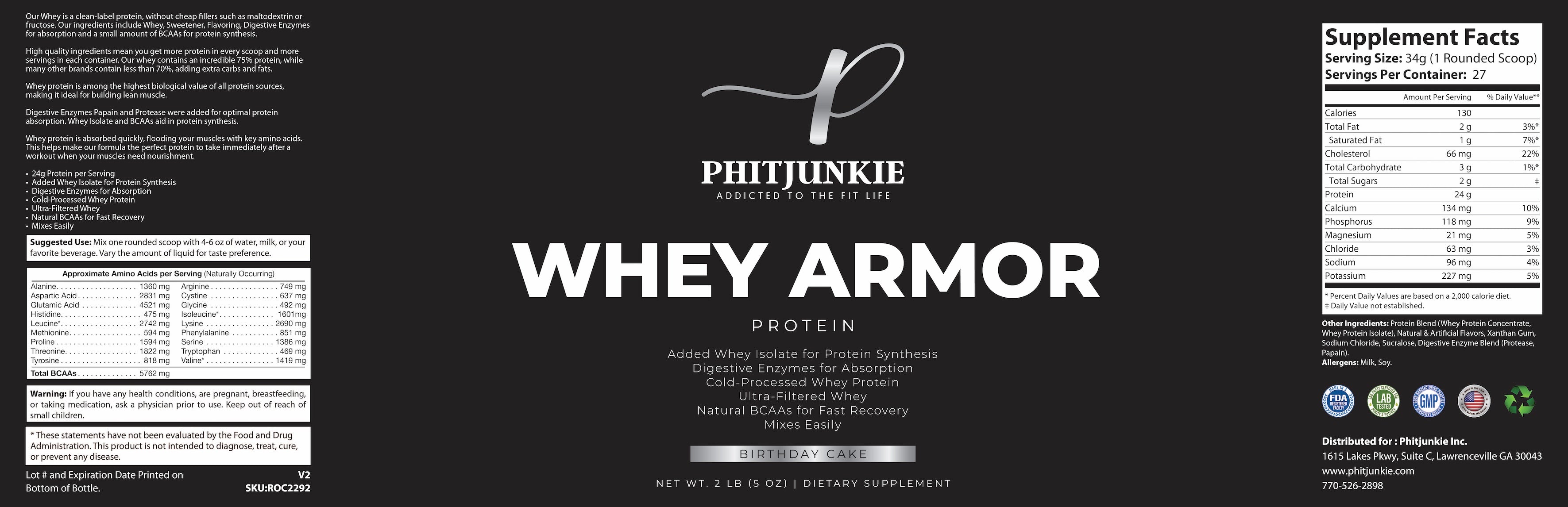 Birthday Cake Whey Protein
