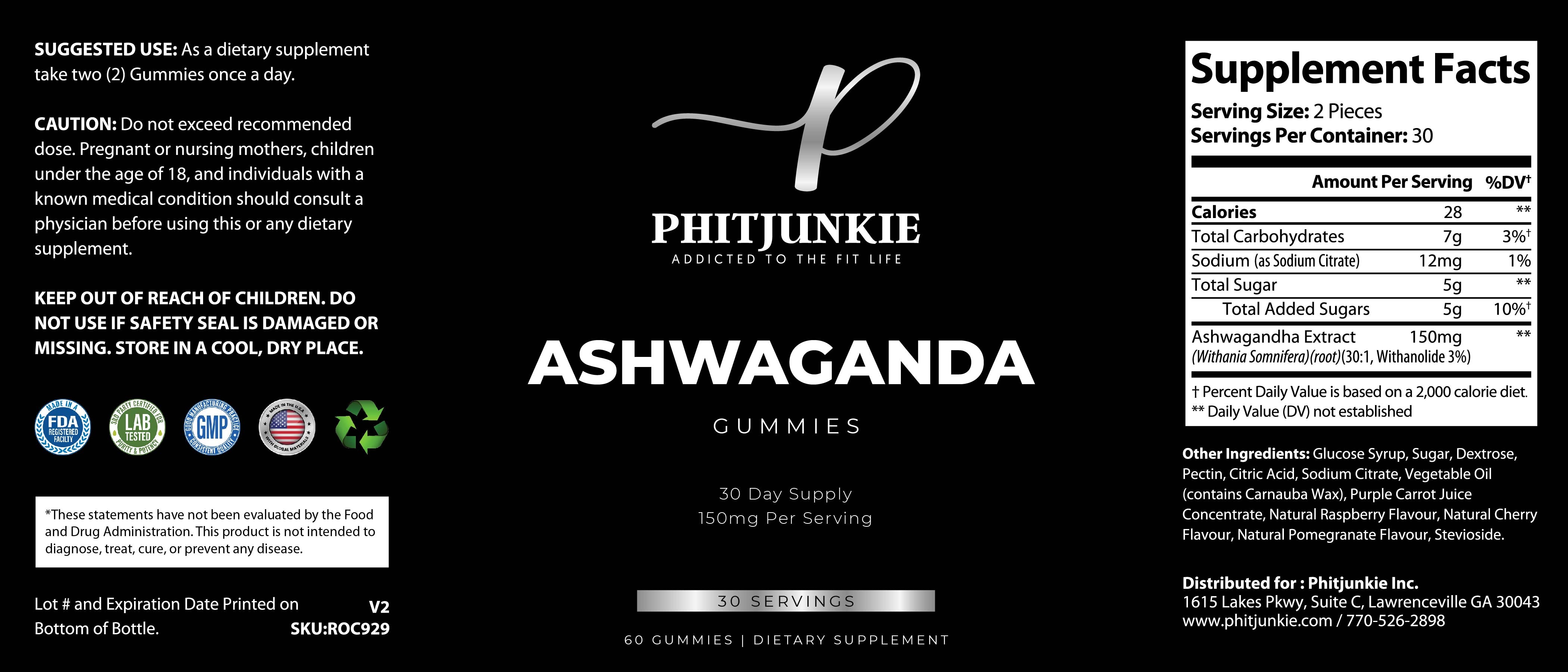 Ashawaganda Gummies 