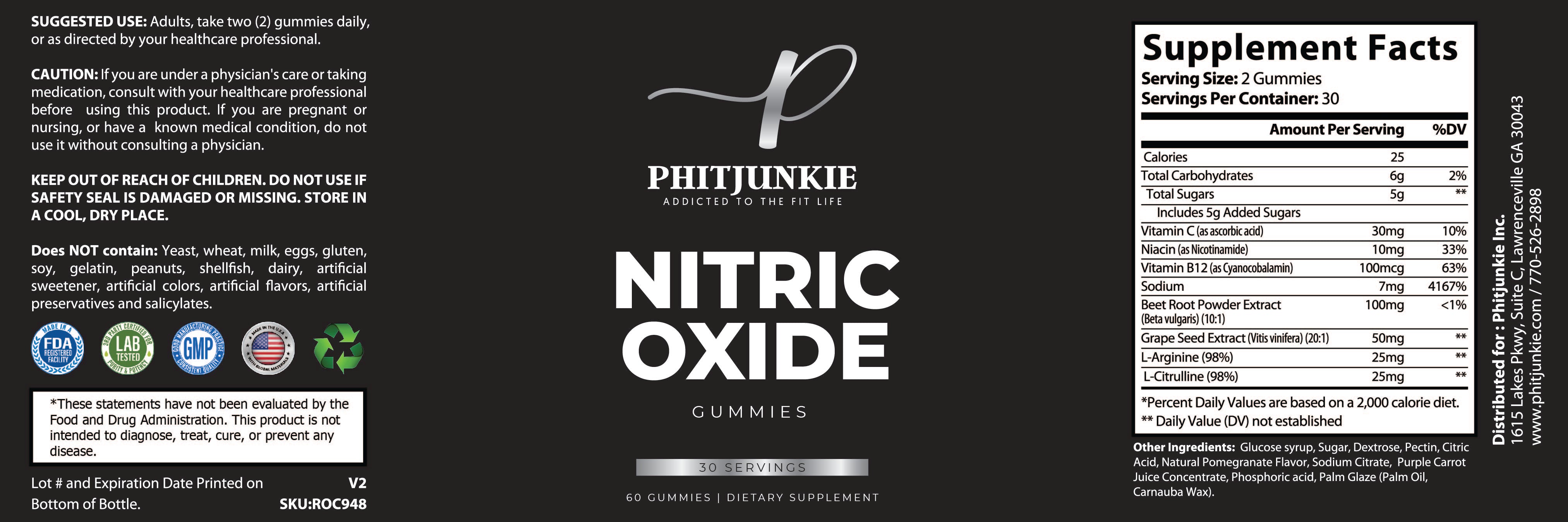 Nitric Oxide Gummies 